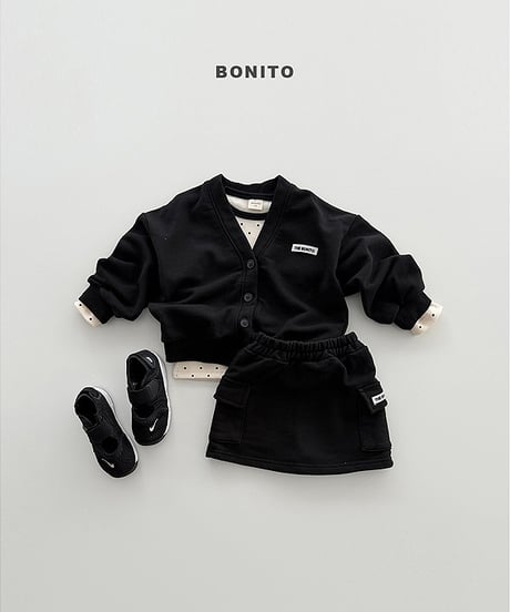 予約 bonito Cotton V cardigan