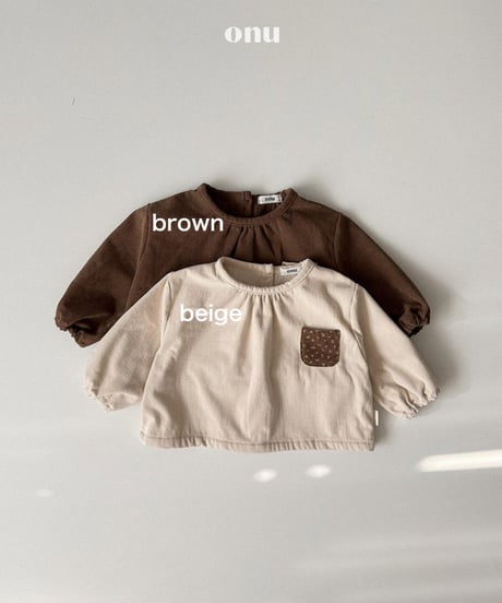 予約 ONU Kimo Golden Blouse