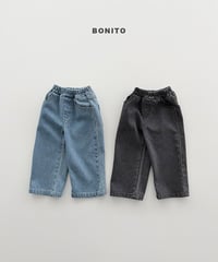 予約 bonito Steamed denim pants
