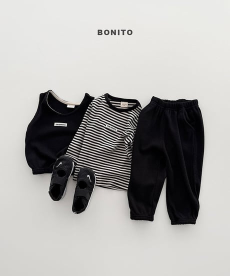 予約 bonito Mini waffle vest setup