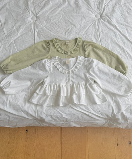 予約 ninibello Mone lace blouse
