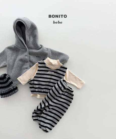 予約bonito Baby stripe set