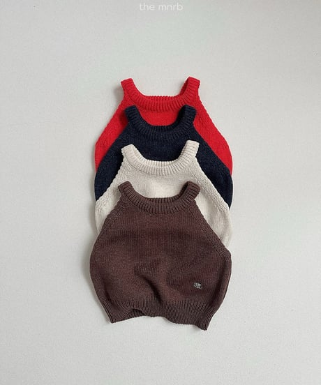 予約minirobe Holter neck knit