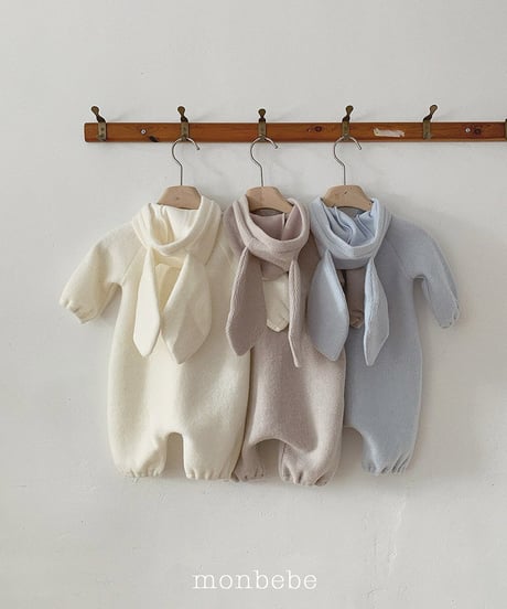 予約 monbebe Bunny jumpsuit
