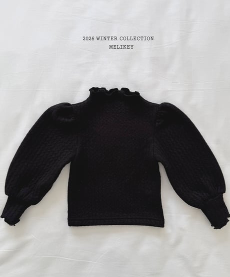 予約 melikey Knit Goal Jeep Puff Tee