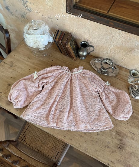 予約 marron Lace blouse