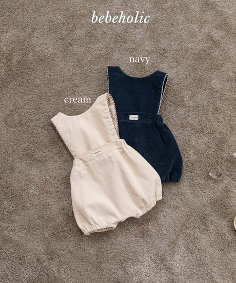 予約 bebeholic Pony suspender suit