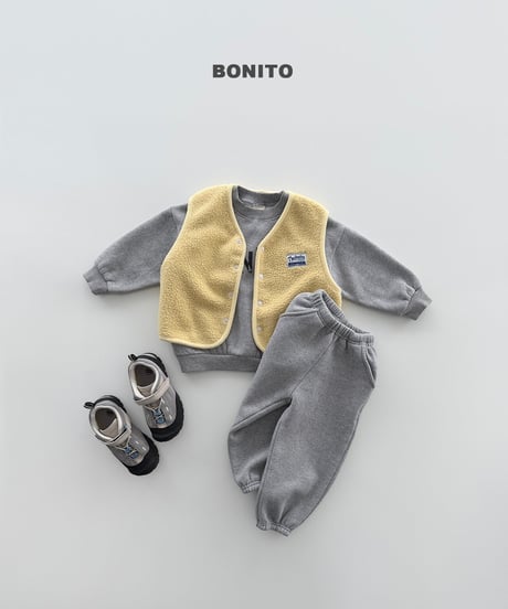 予約 bonito Fluffy Teddy Fleece Vest