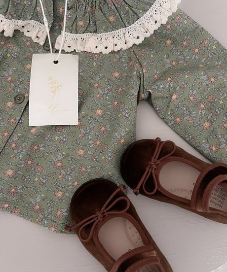 即納 ribbon velours  shoes