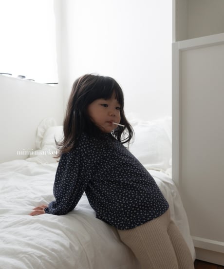 予約 mimi market Pleated Collar Tee
