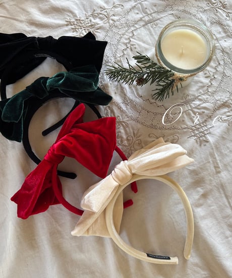 予約 OREN Noël Ribbon Headband