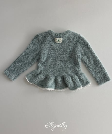 予約Elly Molly Snow flower frill Tee