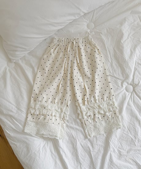 予約 ninibello Miele lace pants