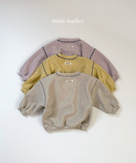 予約 mimi market Minkterry man to man