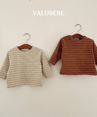 予約 valubebe Rocco striped tee