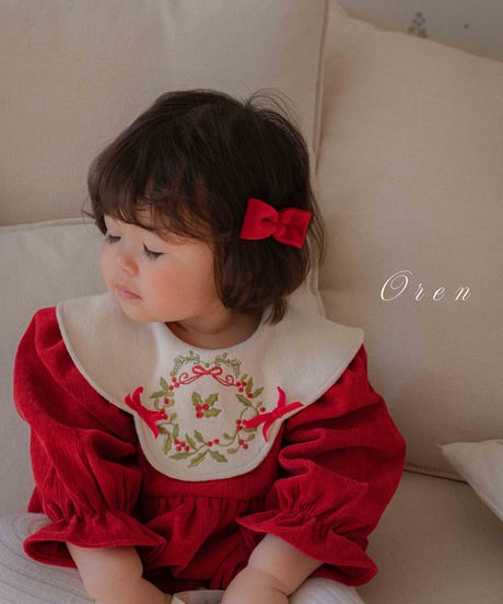 予約 OREN Velvet Ribbon Hair Clip