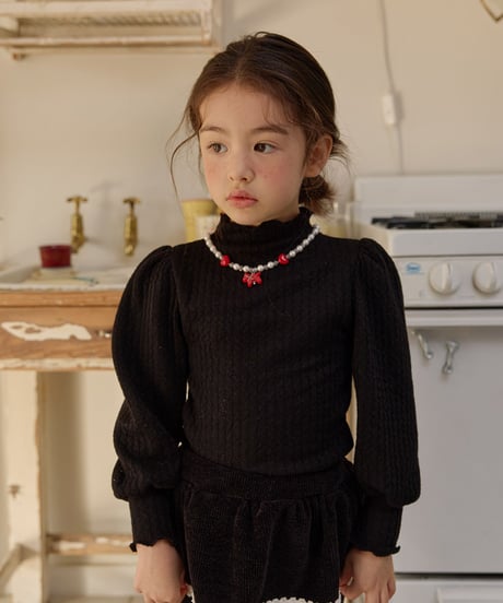 予約 melikey Knit Goal Jeep Puff Tee