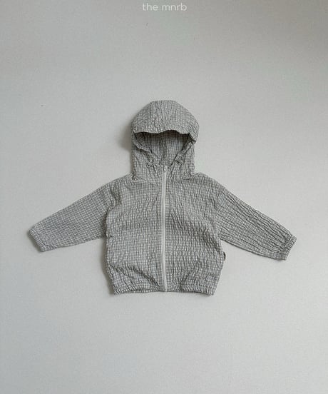 予約minirobe String hooded jumper
