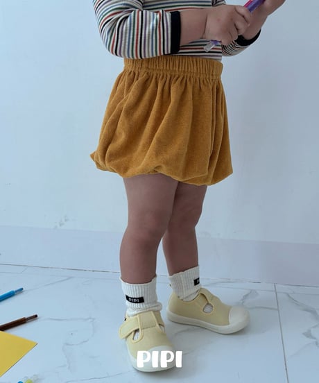 予約pipi Terry pumpkin pants
