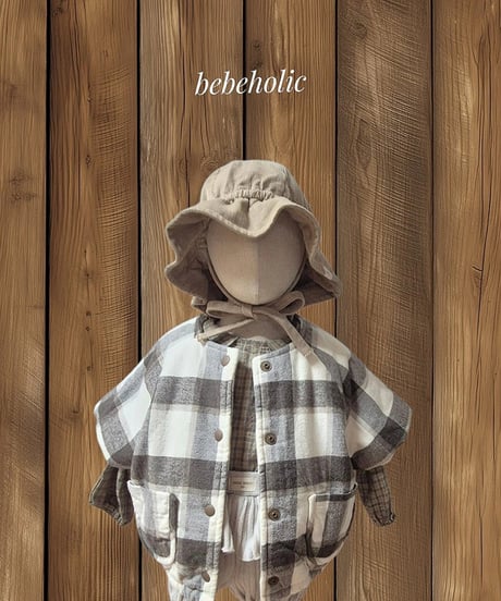 予約 bebeholic Check jumper