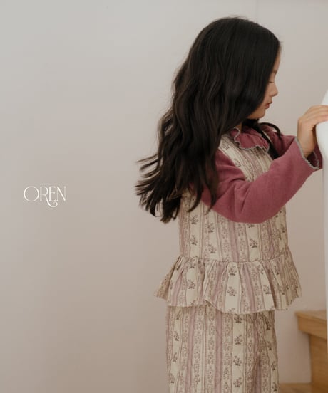 予約 OREN Groot Reversible Quilted Vest & Pants Set