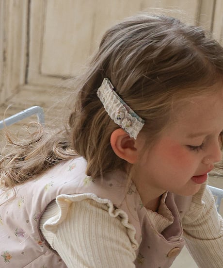 予約 FLO Button hairpin