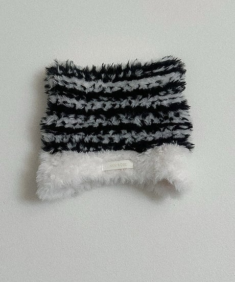 予約minirobe Mink cat beanie