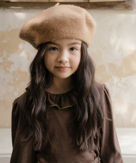 予約 OREN Kids' Wool Beret