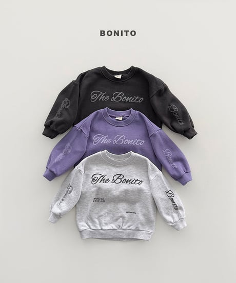 予約 bonito The bony totering man to man (ママとお揃い)