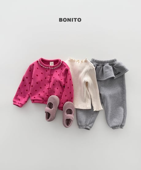 予約 bonito Dot Knit Cardigan