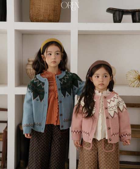 予約 OREN Oslo Reversible Knit Cardigan