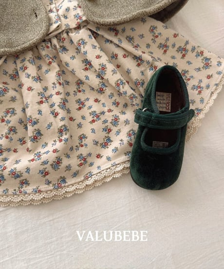 予約 valubebe Garnet flower skirt