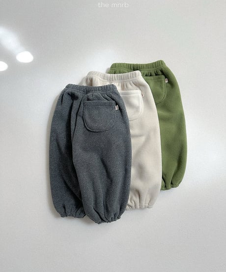 予約minirobe Teddy jogger pants