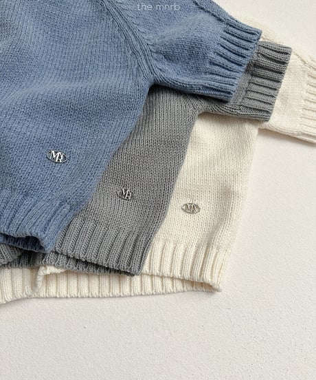 予約minirobe Emblem 7 knit