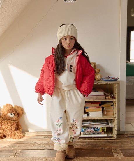 予約 melikey Picture play jogger pants