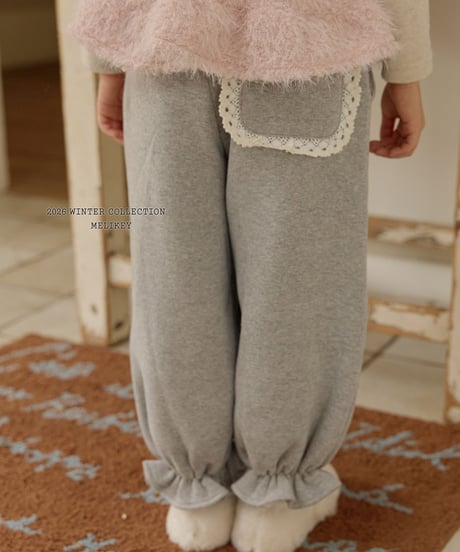 予約 melikey Pocketless jogger pants