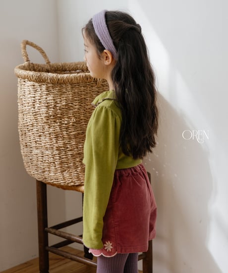 予約 OREN Bella Embroidered Culotte Pants