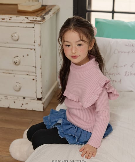 予約 melikey Cape frill Tee