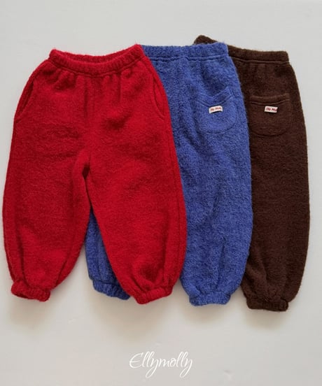 予約Elly Molly Beef fleece pants
