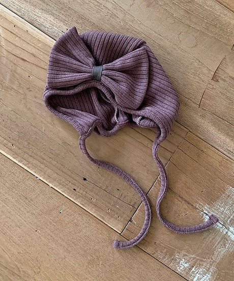 予約 bebeholic May Ribbon Bonnet
