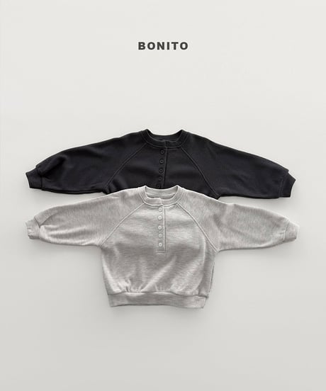 予約 bonito Henry Neck Man to Man