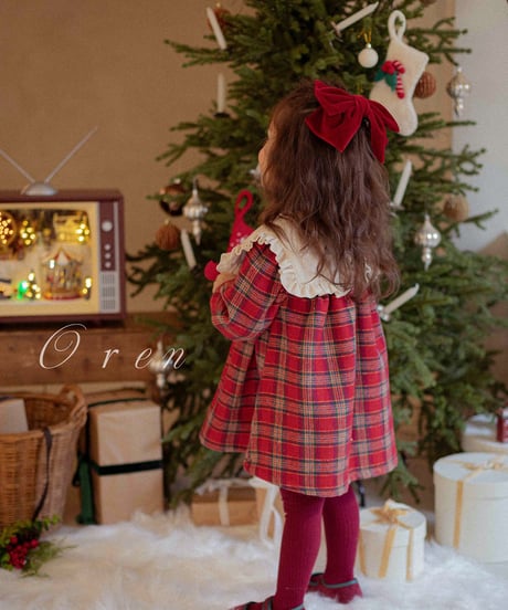 予約 OREN Noël Big Ribbon Hair Clip