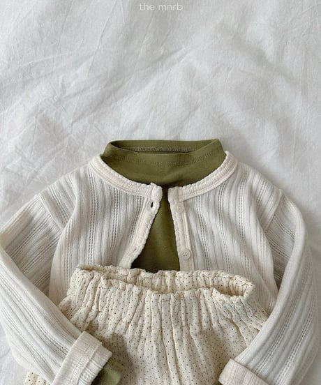 予約minirobe Blossom Half-Neck Tee
