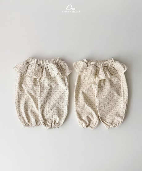 予約 ONU Frill skirt guy pants