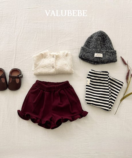 予約 valubebe  Golden frill shorts