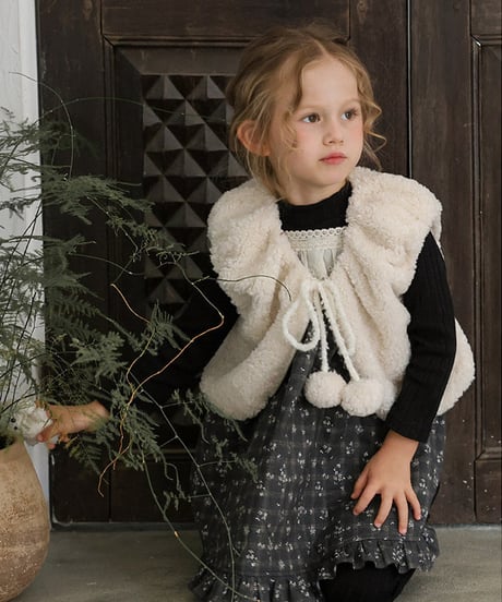 予約 FLO Elle fur vest