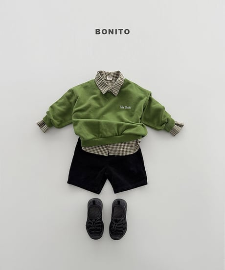 予約 bonito V-neck man to man