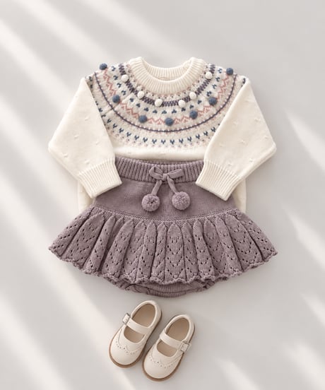 即納Pastel Nordic Knit