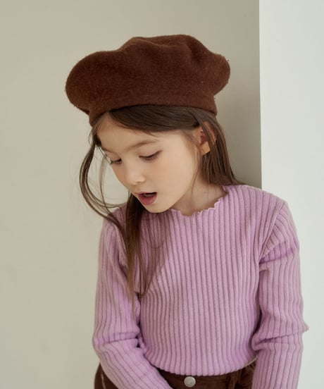 予約 momoann Cozy Ribbed Tee