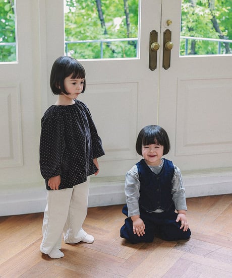 予約 ONU Dot Shering blouse